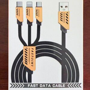 240W 3 IN 1 USB Fast Charging Data Cable